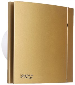 Вентилятор вытяжной Soler & Palau SILENT-100 CZ DESIGN 4C Gold 1736 - фото 5392