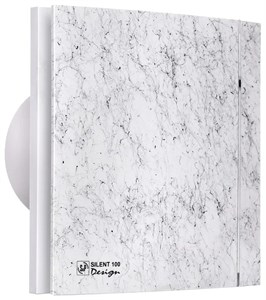 Вентилятор вытяжной Soler & Palau SILENT-100 CZ DESIGN 4C, marble white 1738 - фото 5430